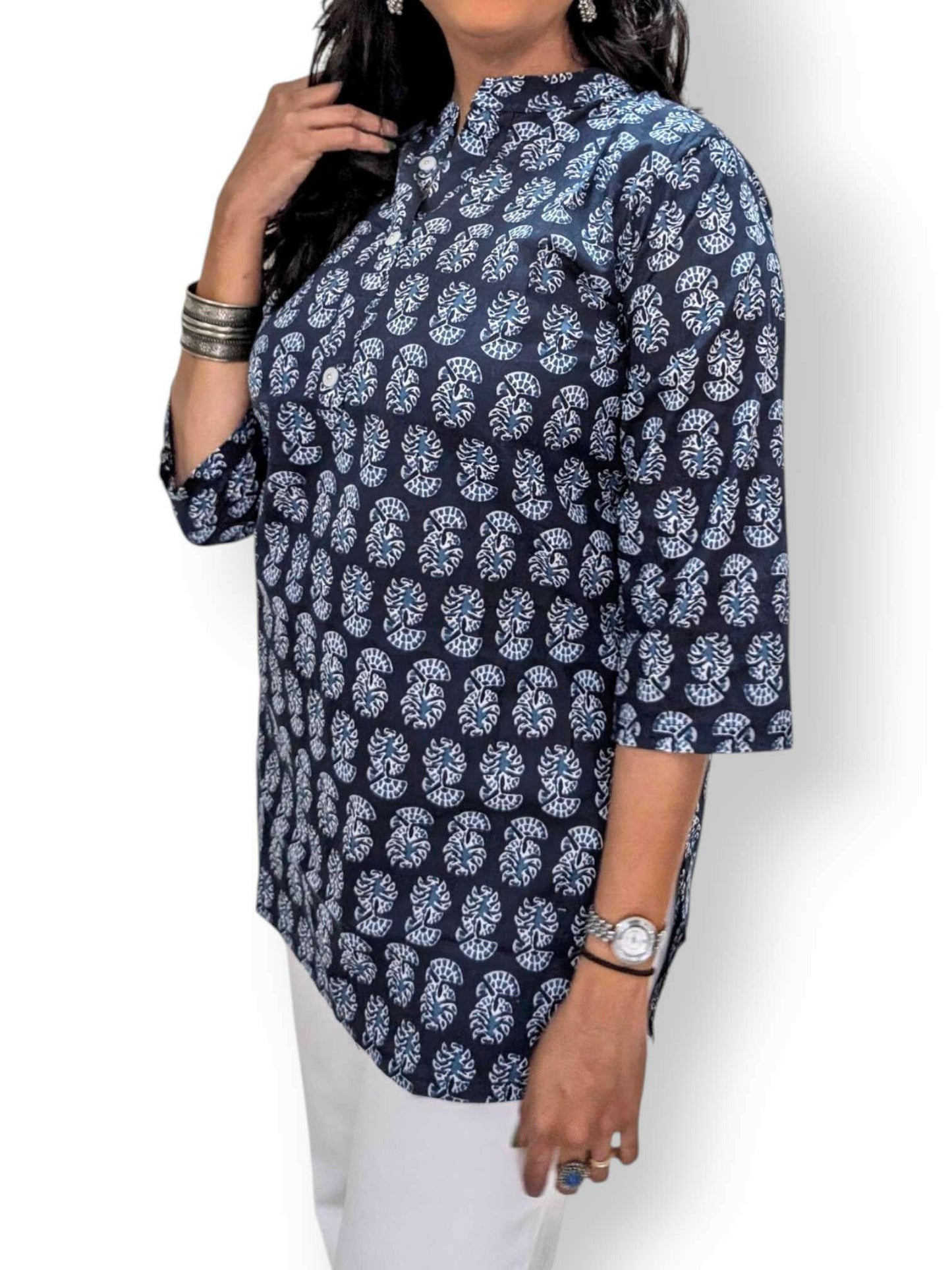 Indigo Basic Kurti