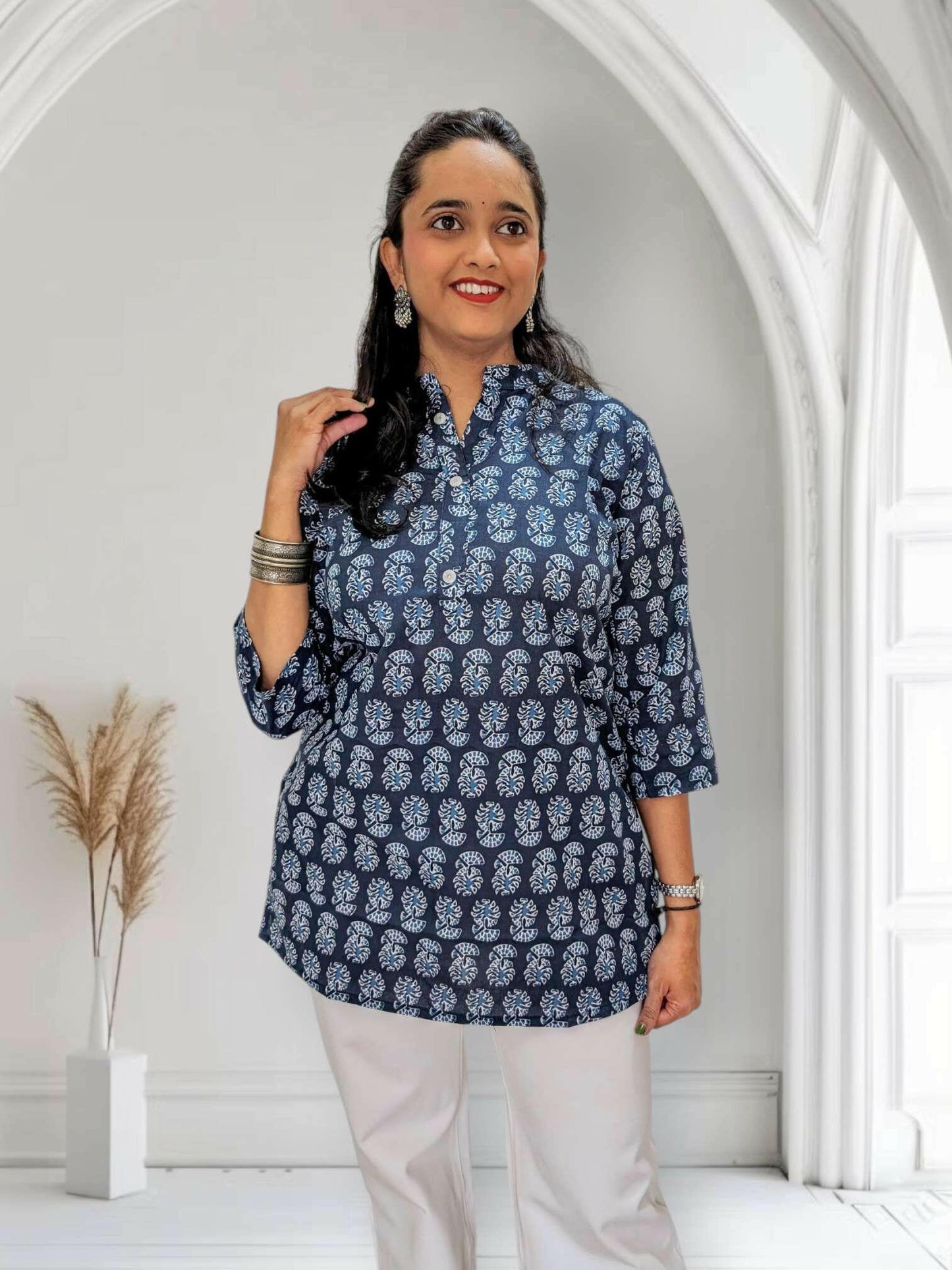Indigo Basic Kurti