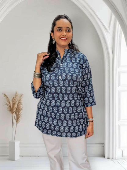 Indigo Basic Kurti