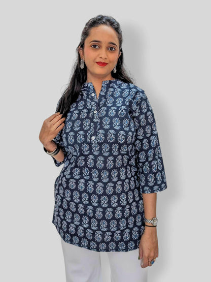 Indigo Basic Kurti