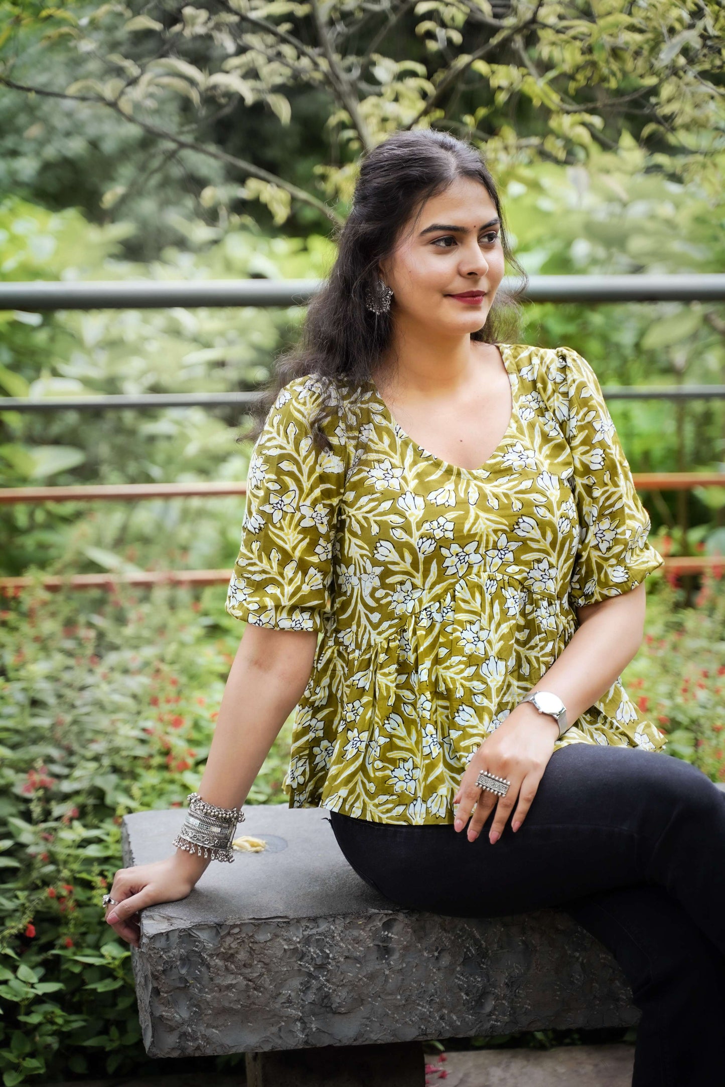 Olive Garden Cotton Top